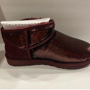 Ugg Classic Ultra Mini Mirror Ball Women’s Boots Size 10 NWT